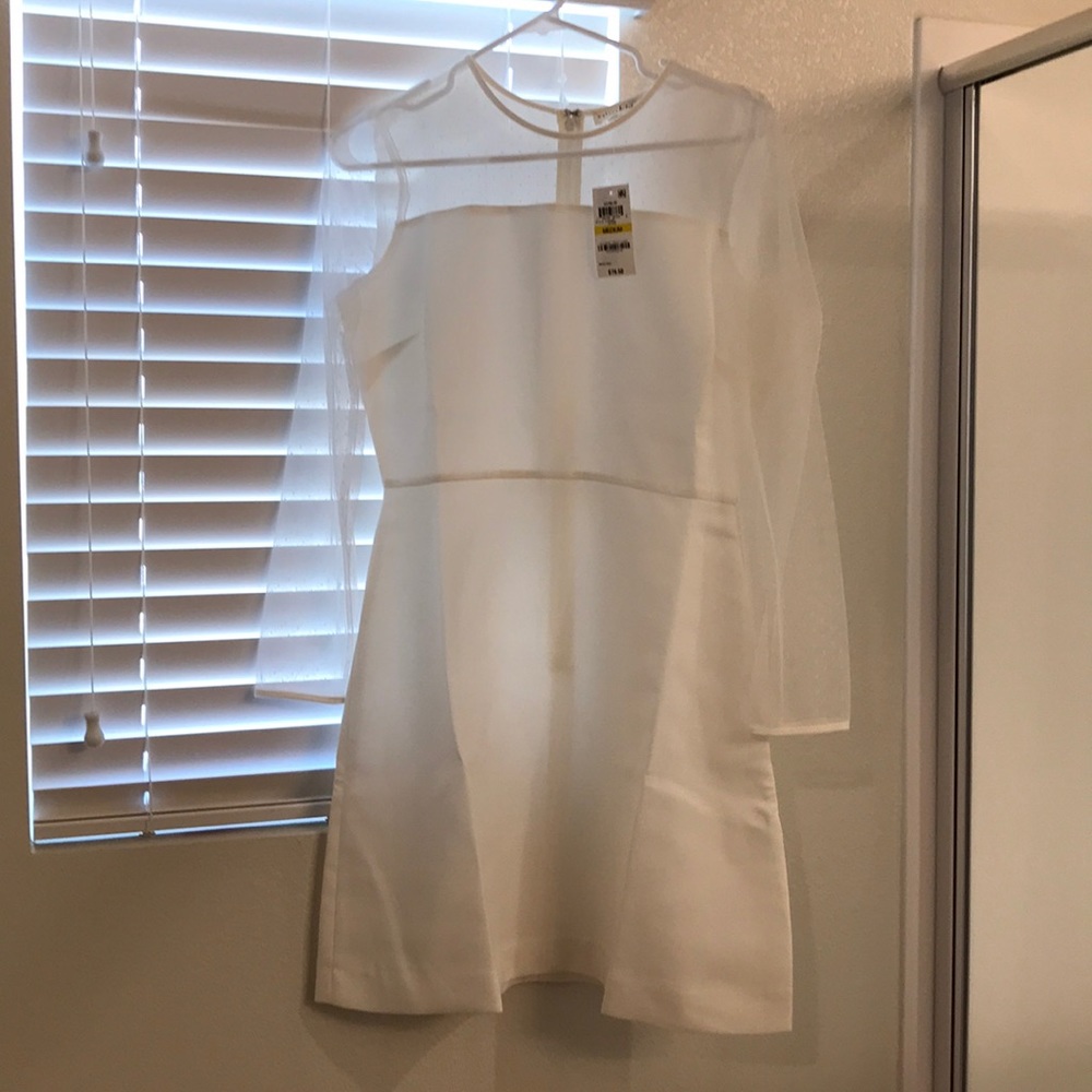 NWT White dress. Great for holidays.